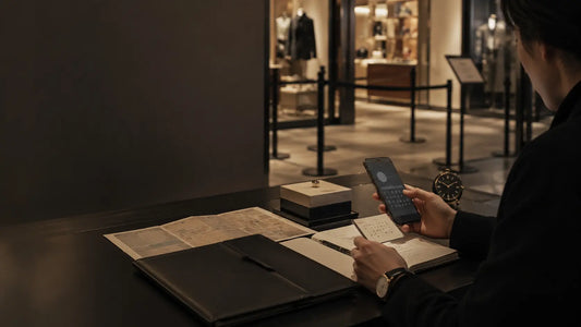 JapanSolved limited release and lottery purchase support scene showing a Japan-side planning desk with entry details, timing notes, and a discreet retail background.