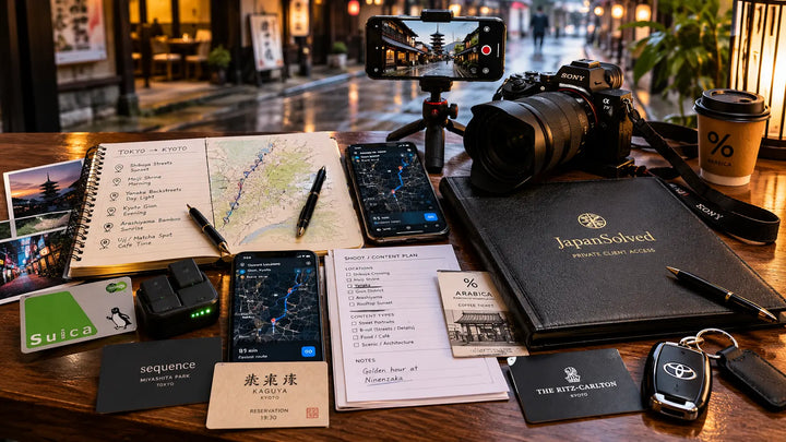 How We Helped a VIP Content Creator Move Through Japan with a Guide Who Could Capture the Journey