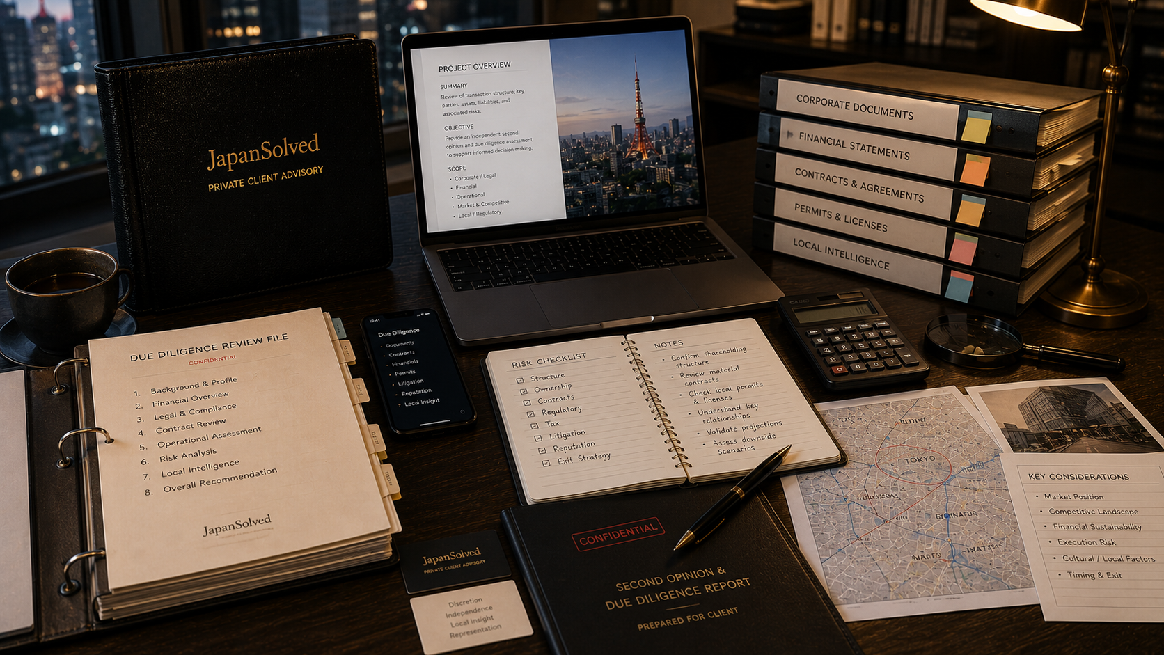 How We Helped Provide Second Opinion, Due Diligence, and Representation in Japan