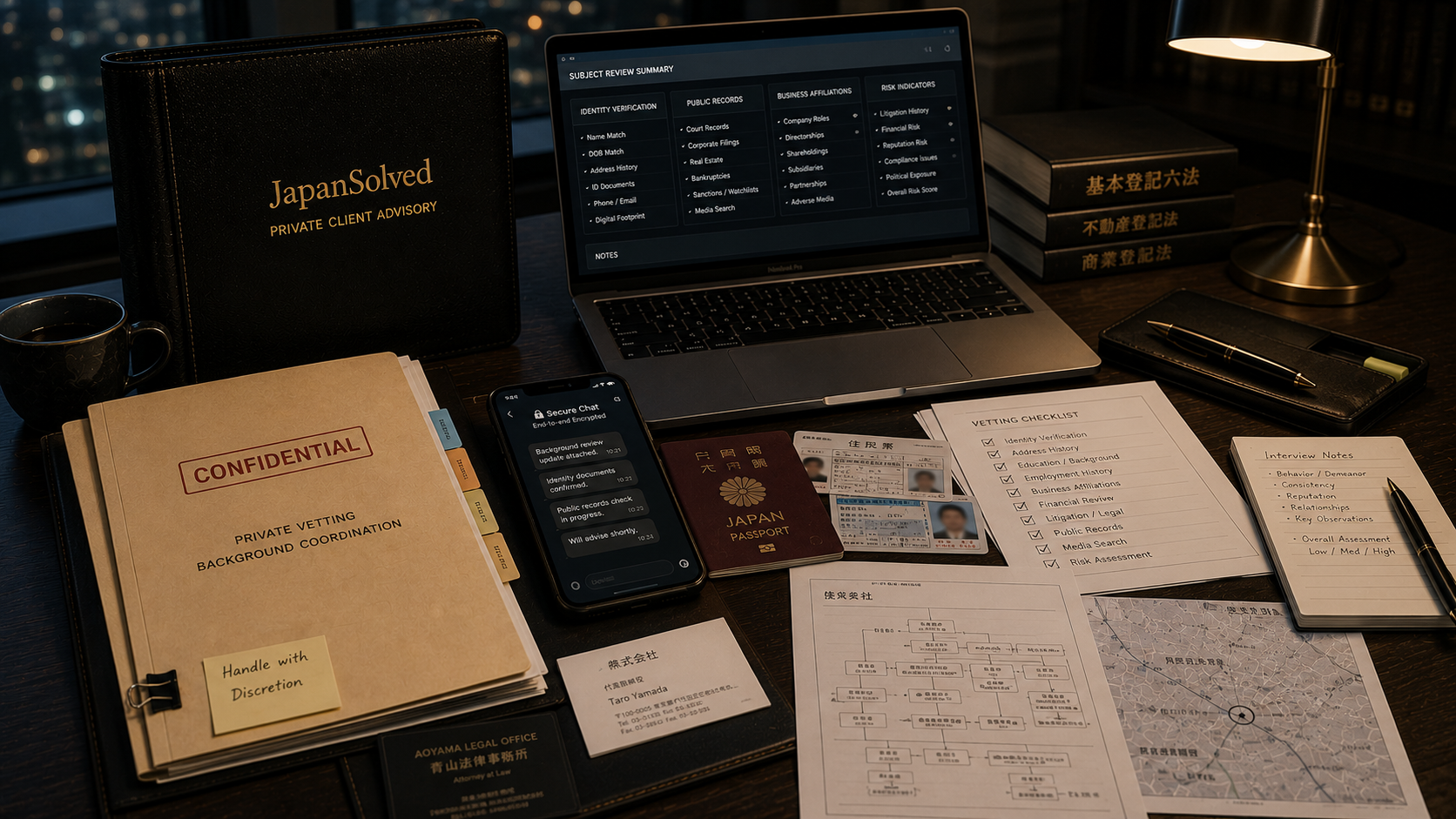 How We Helped Coordinate Private Vetting and Background Review in Japan